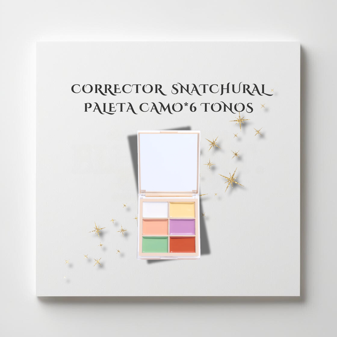 BEAUTY CREATIONS CORRECTOR SNATCHURAL PALETA CAMO*6 TONOS X 15.02G
