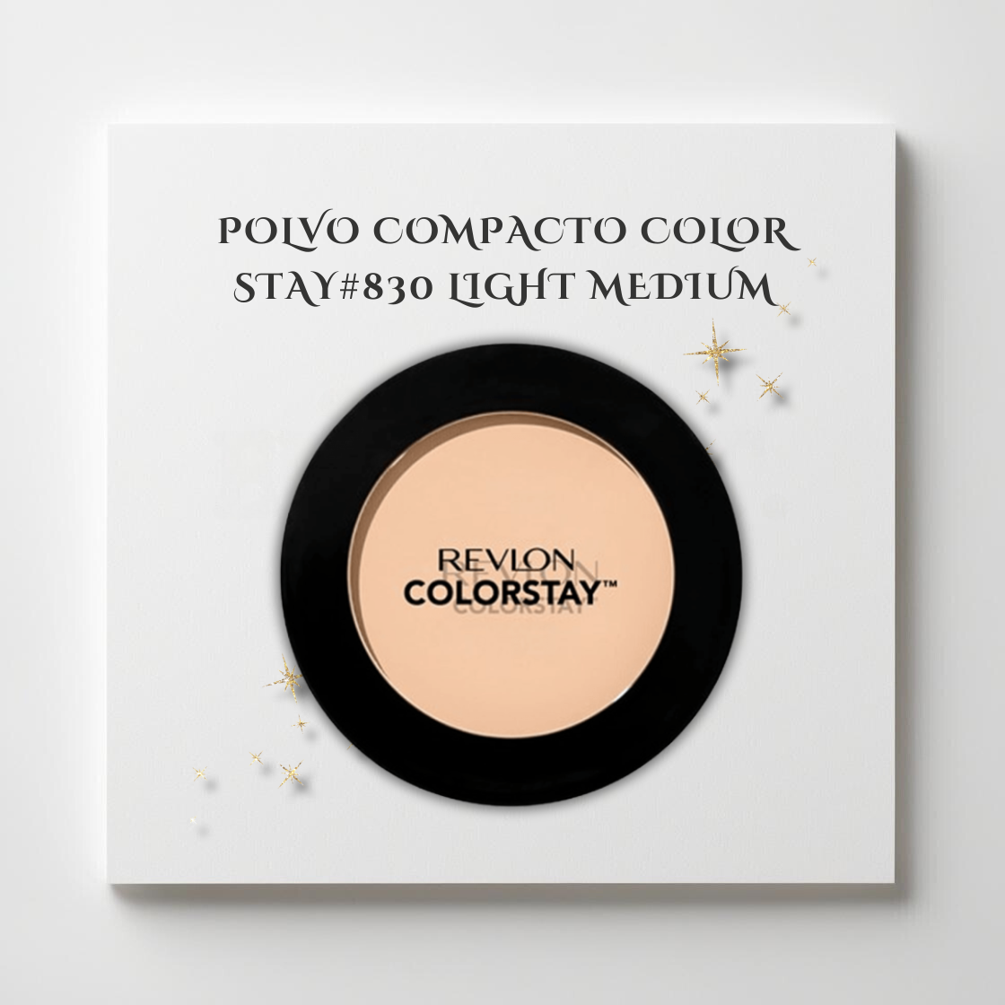 REVLON POLVO COMPACTO COLOR STAY #830 LIGHT MEDIUM X 8.4G